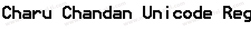 Charu Chandan Unicode Regular字体转换
